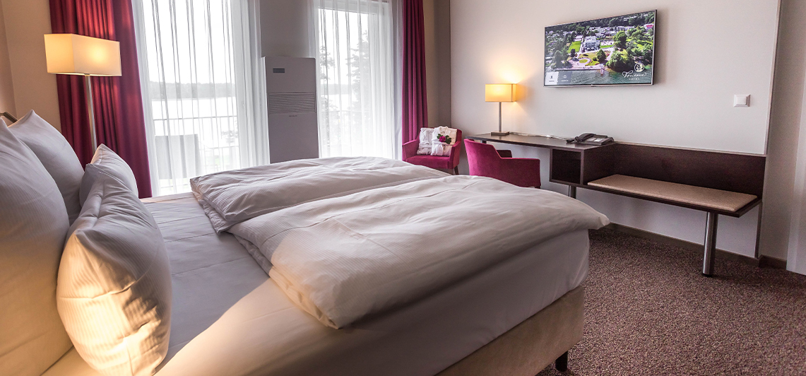 Fontane Hotel Zimmer mit Seeblick